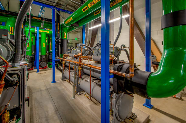 istock Refrigeration Compressors and Plumbing 1420820581