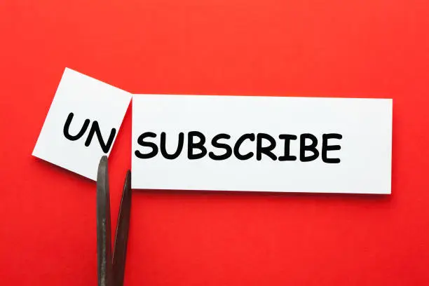 Photo of Subscribe Unsubscribe Concept