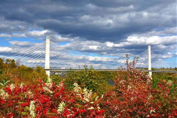 istock Penobscot Narrows Bridge & Observatory in Autumn 1420830094