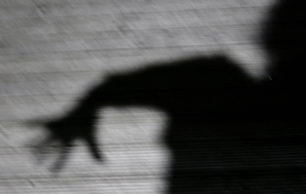 shadow of an arm with fingers