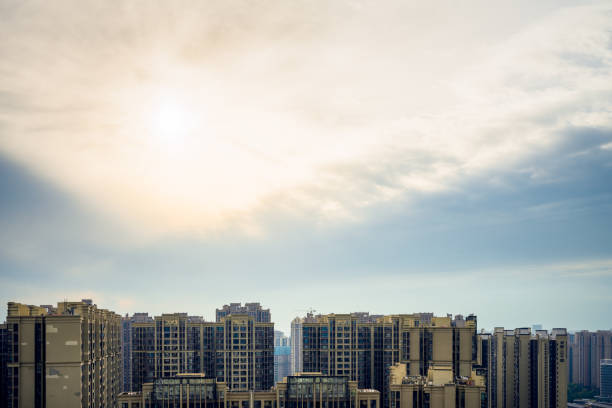 istock A modern city with cloudy weather 1420833089