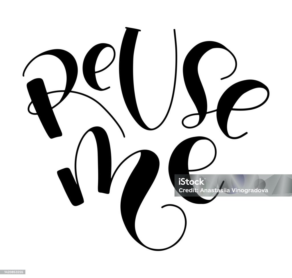 Reuse Me Sign Reuse Me Zero Waste Vector Stamp Black Lettering Stock Illustration ...