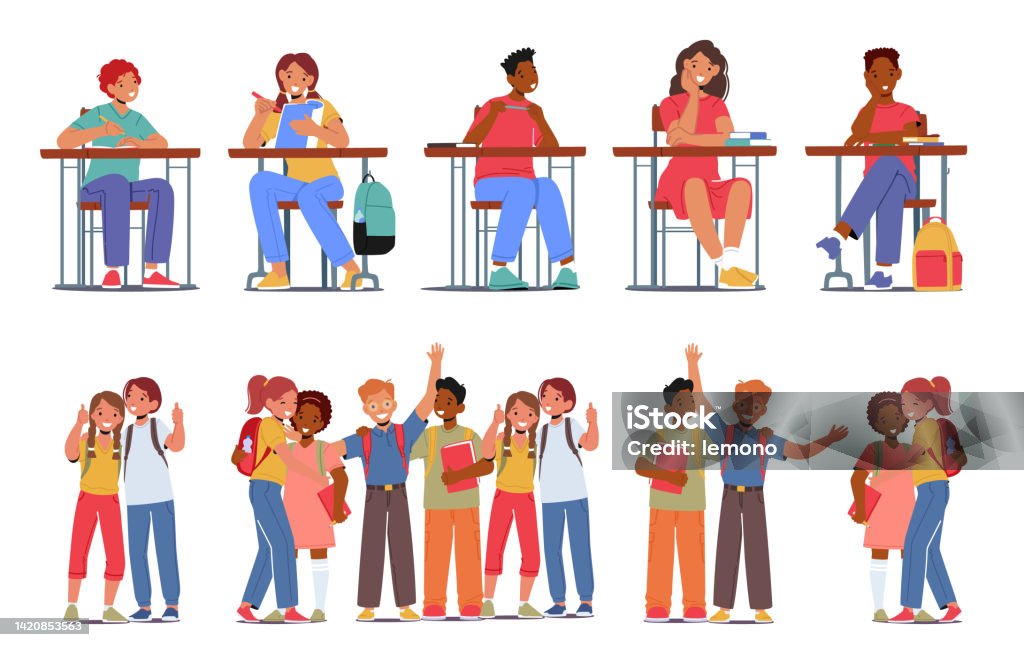 249 (schoolchildren_2) - Royalty-free Criança arte vetorial 249 (schoolchildren_2) - Royalty-free Criança arte vetorial