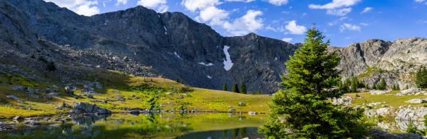istock Summer Rocky Mountains Scenic Landscape Panorama 1420888698