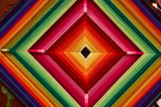 istock Design template with ethnic ornament . Tribal vector seamless colorful pattern. Abstract geometric design element. 1420895360