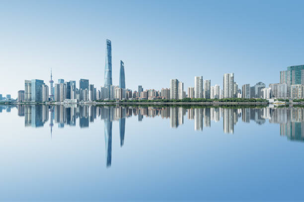 istock Panoramic skyline of Shanghai and Huangpu river 1420906572