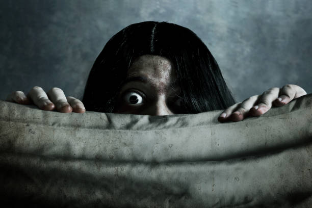istock Scary ghost woman, halloween theme 1420913460