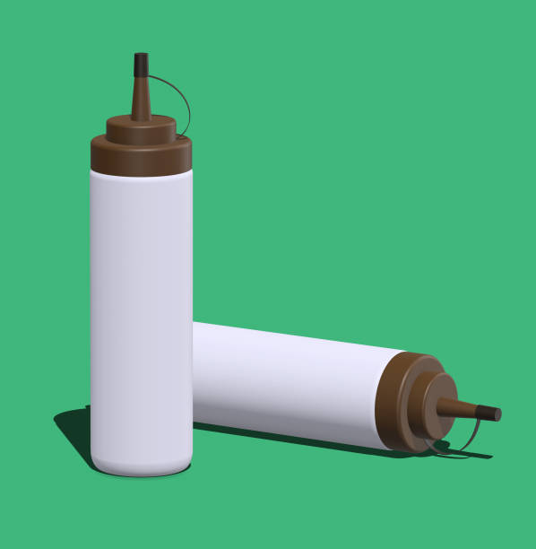 istock Squeeze bottle Mock up Realistic., 3d illustration., Mock up on a color background., 3D rendering Realistic plastic bottle. 1420917281