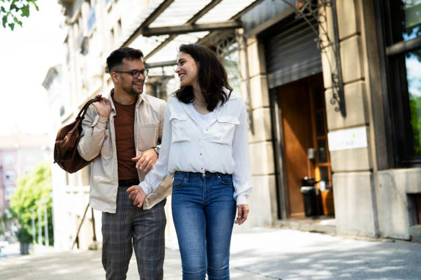 istock Boyfriend and girlfriend having fun outside 1420917691