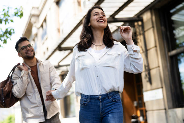 istock Boyfriend and girlfriend having fun outside 1420917702