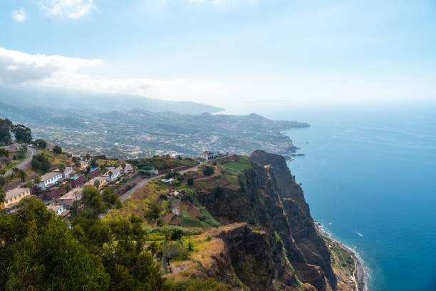 istock Panoramic view from the highest viewpoint called Cabo Girao in Funchal. Madeira 1420922092