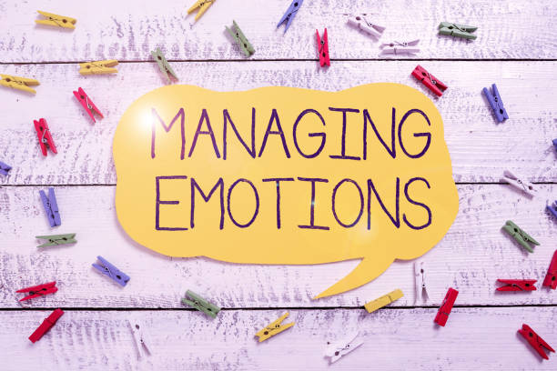 istock Inspiration showing sign Managing EmotionsControlling feelings in oneself Maintain composure. Word for Controlling feelings in oneself Maintain composure 1420922528