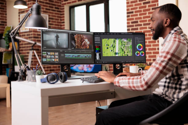 istock African american videographer improving video footage 1420926741