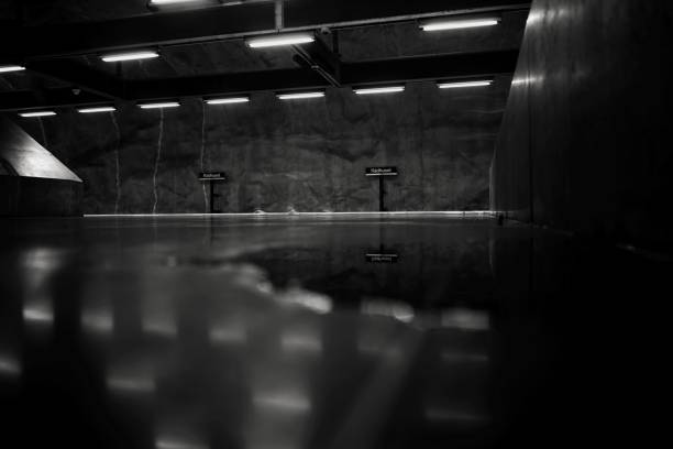 istock Puddle at floor at subway station 1420938571