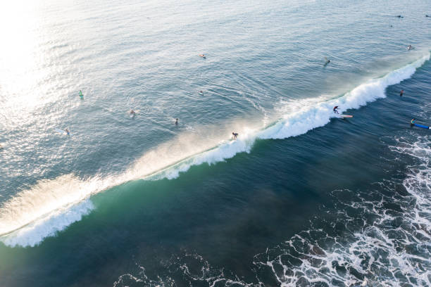 Surfing in Uluwatu, Bali