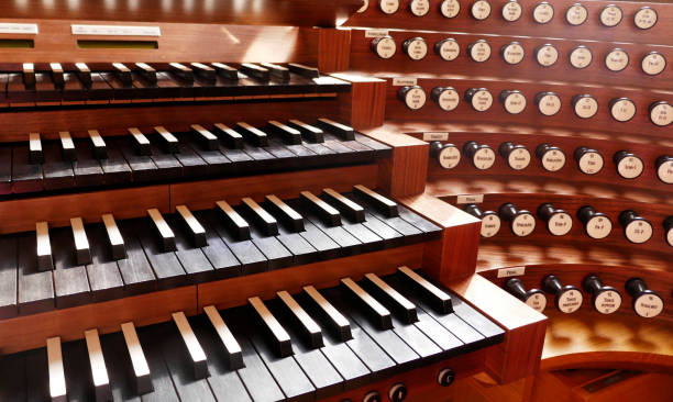 istock Detail of a pipe organ 1420939769