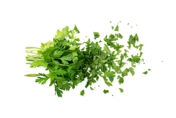 istock Chopped Parsley Leaves Isolated 1420944591
