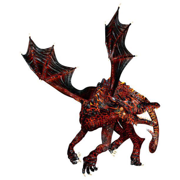istock 3D Rendering Fairy Tale Dragon on White 1420958499