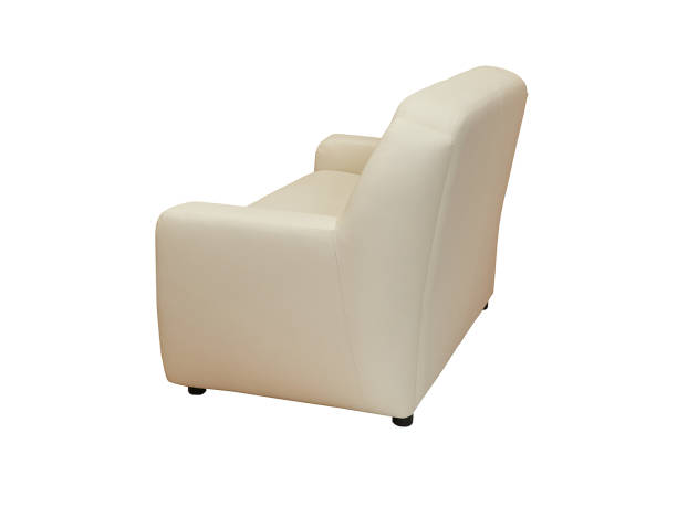 istock beige leather couch in vintage style isolated on white background, back view 1420963868