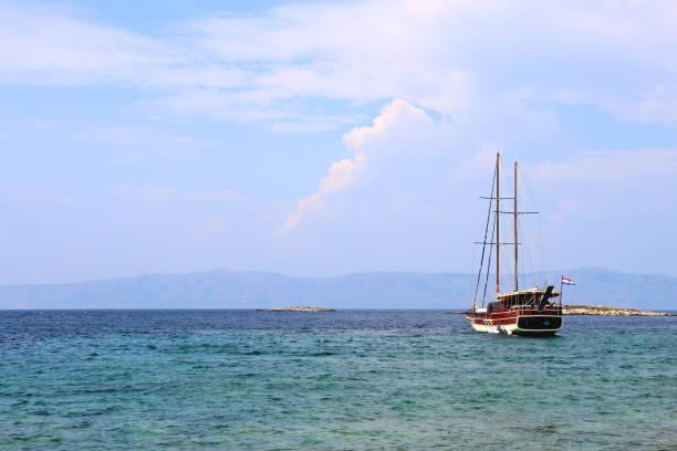 istock Sailing Boat and Adriatic Sea 1420964835