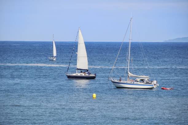 istock Sailboats sailing the Cantabrian Sea. 1420970346
