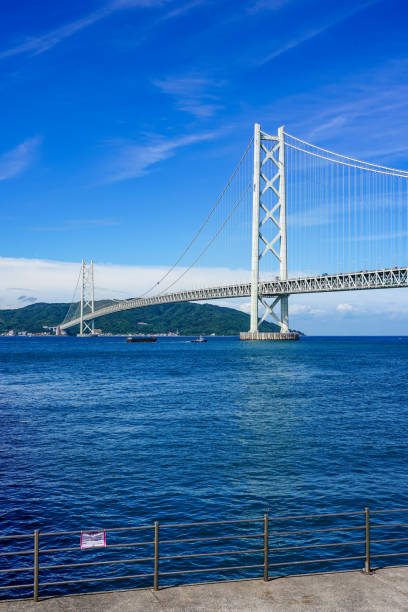 istock Akashi Kaikyo Bridge seen from Azur Maiko (Maiko East Seaside Green Space) 1420971977
