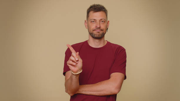 istock Offended man having misunderstanding, frustrated after quarrel, ignores communication, talk 1420975583