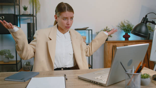 istock Angry businessmanin ceo making phone call conversation at home office, quarrel conflict, negotiation 1420975800