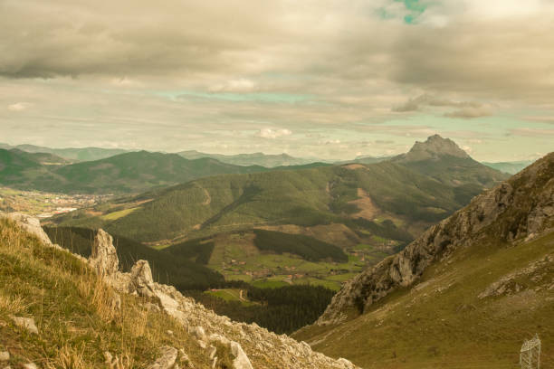 istock sunset in the basque mountains, Basque country Spain 1420976955