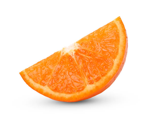 istock Orange fruit. Orange slice , mandarin, tangerine on white background. Top view 1420992590