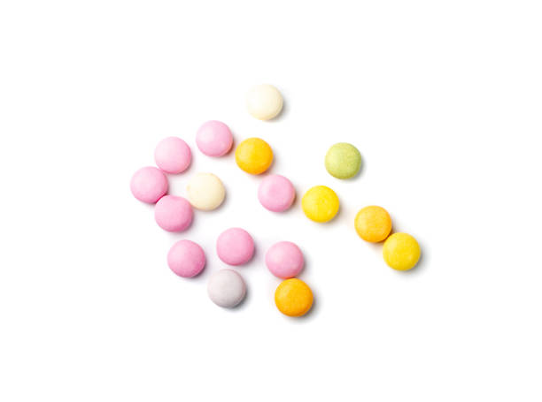 istock Pastel Round Candies Isolated 1420995763