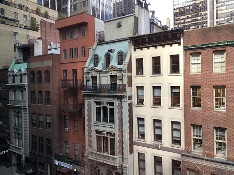 NYC variety of small buildings
