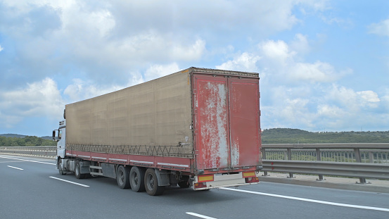 Truck, Old, Mode of Transport, Cargo Container, Transportation