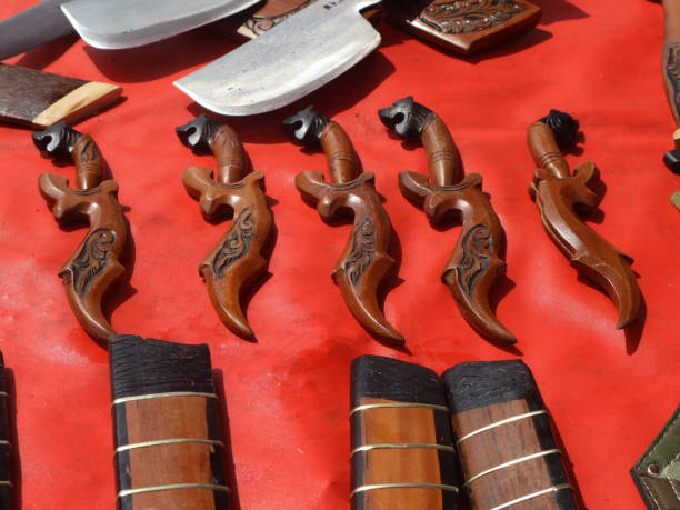 istock Kujang is a typical weapon of West Java Indonesia society 1421008556