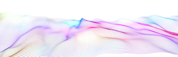 istock Music wave. Beautiful background illustration with a dynamic wave made up of lines. 3d 1421012061
