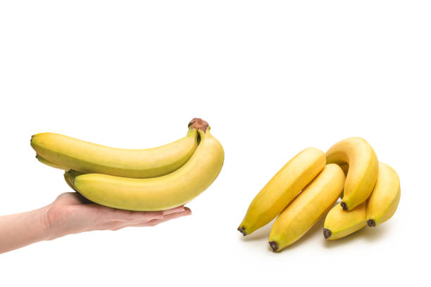 istock A bunch of bananas isolated on white background. 1421013829