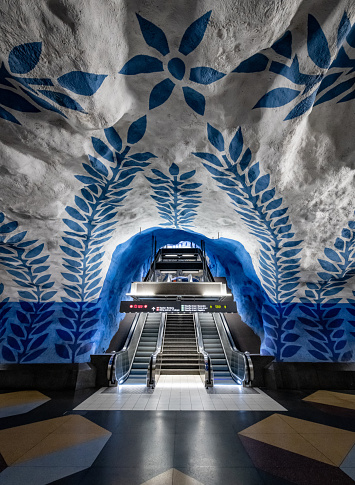 T-Centralen subway station in Stockholm