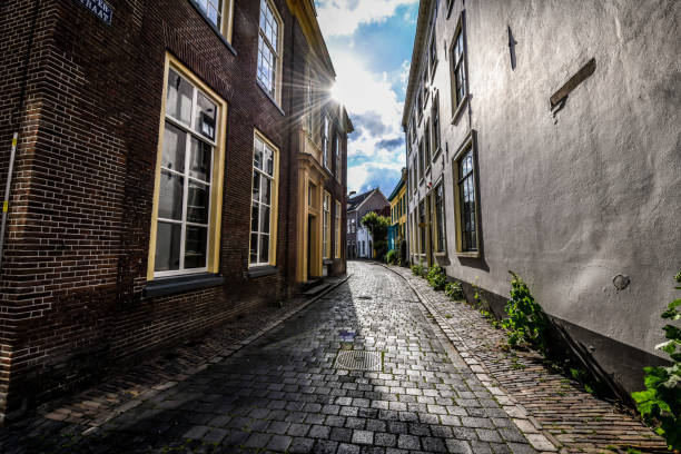 istock Cobbled Street In Zutphen, The Netherlands 1421031871