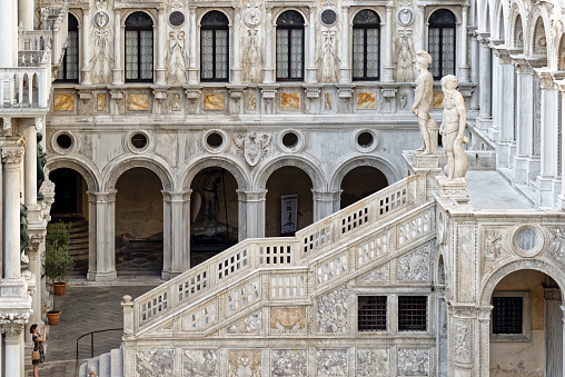Doge's Palace with the Scala dei Giganti staircase in Venice