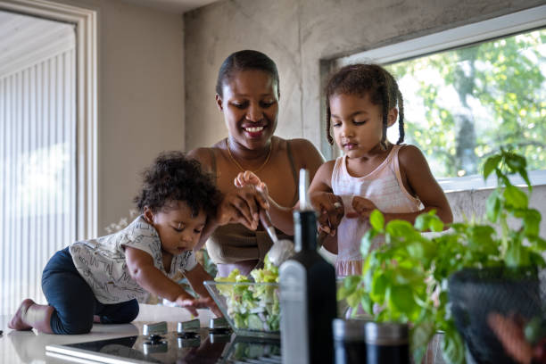 istock Multi-ethnic Family during a week-end 1421043686