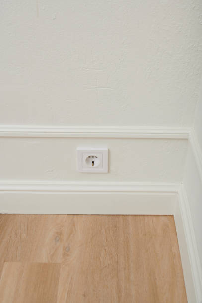 istock Built-in electrical sockets in the wall 1421047398