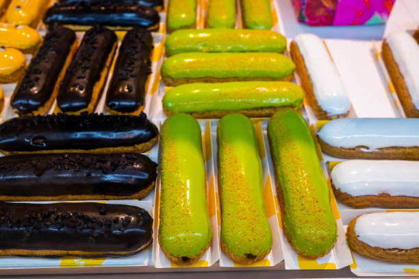 istock Custard cake of a pastry shop 1421052404