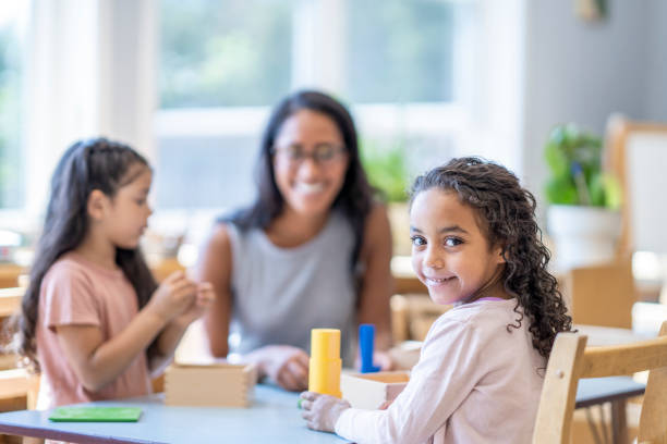 istock Discovering Shapes in a Montessori Classroom 1421053106