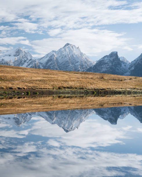 istock Mountain Lake Koruldi, Zemo Svaneti, Georgia 1421055835