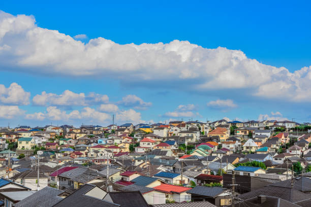 istock Residential area, Tokyo, Japan. 1421059953