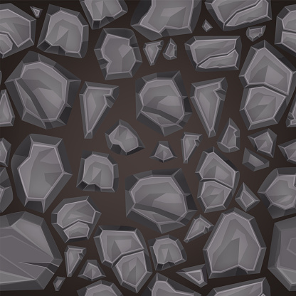 Stone Texture Loopable Stone Road Seamless Pattern Vector Loopable Rock Castle Wall Texture ...