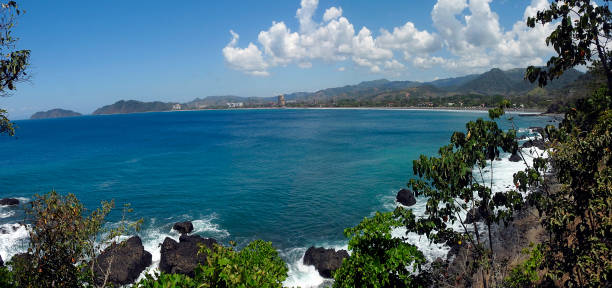Coastline and beaches of Manuel Antonio National Park, Costa Rica stock photo