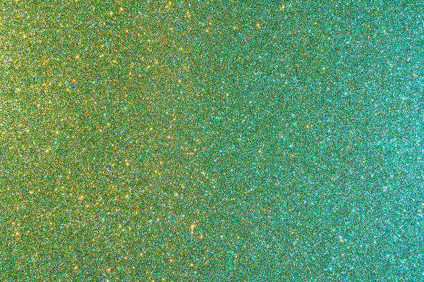 background with sparkles. backdrop with glitter. shiny textured surface. dark moderate cyan lime green - lime imagens e fotografias de stock