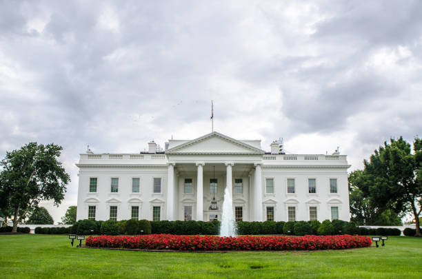 ワシントンホワイトハウスの北側 - white house 写真 ストックフォトと画像