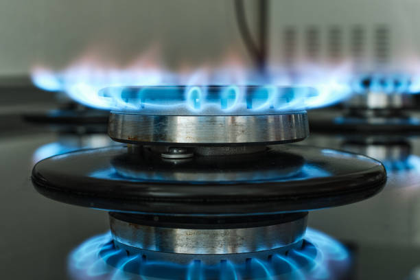 istock Gas flames in a private Spanish house 1421063062